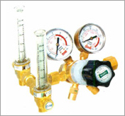 Double Stage Regulator With Flow Meter For Purging
